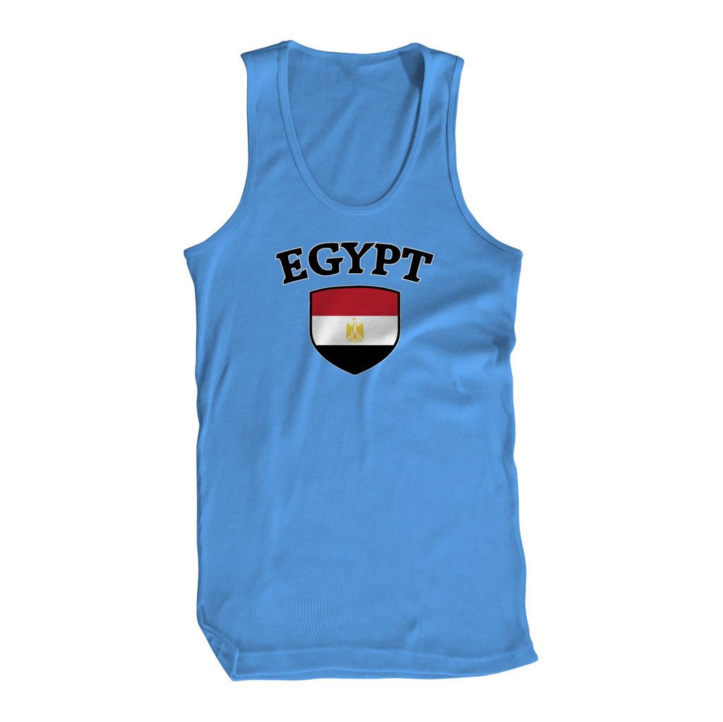 Egypt Flag Crest Egyptian Misr Masr National Country Pride Mens Tank